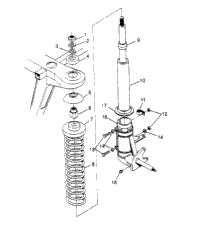 Strut Assembly Trail Boss