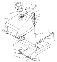 Fuel Tank Magnum 6X6 W968744 & Magnum 6X6 Swedish
