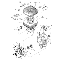 Crankcase & Cylinder Assembly