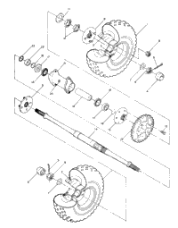Rear Wheel Drive Assembly