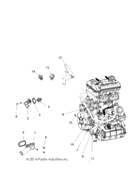 Engine, Cooling, Thermostat & Bypass