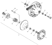 Driven Clutch Magnum 4X4 W97ac42a, Swedish Magnum 4X4 S97ac42e & Norwegia