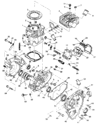 Crankcase & Cylinder Xplorer 400L