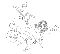 Exhaust System 6X6 400L, Swedish S948740 & Norwegian