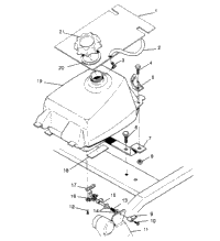 Fuel Tank Assembly Sport 400L