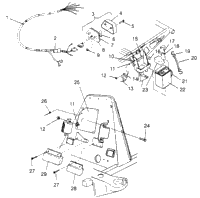 Electrical/Taillight Assembly Xplorer 300