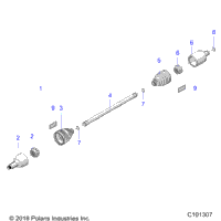 Drive Train, Drive Shaft, Front