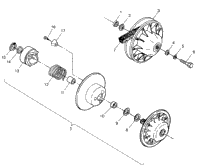 Driven Clutch Xplorer 500