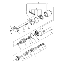 Starting Motor Assembly 250 4X6