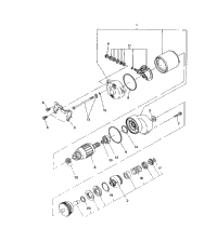 Starting Motor Assembly 250 2X4