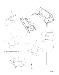 Body, Rear Cab And Heat Shields