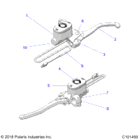 Brakes, Front Brake Lever & Master Cylinder