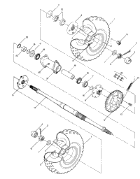 Rear Wheel Drive Assembly
