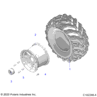 Wheels, Rear Tire A23s6e57fk
