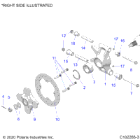 Suspension, Rear Hubs, Carrier & Brake Disc