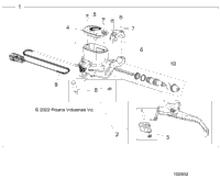 Brakes, Front Brake Lever & Master Cylinder A23sws57c1/C2