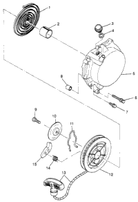 Recoil Starter Sport 400L (4940124012D006)