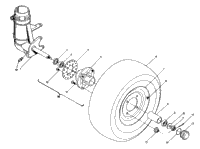 Front Wheel Assembly 250 4X6