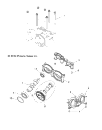 Engine, Cams And Bearing Housing
