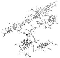 Rear Brake/Foot Pedal Assembly 4X4 350L