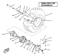Front Wheel & Brake Assembly