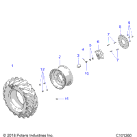 Wheels, Front Tire & Brake Disc