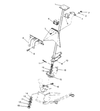 Steering Post Assembly 6X6 300