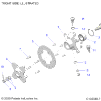 Suspension, Front Hub, Knuckle & Brake Disc