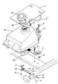 Fuel Tank Assembly 6X6 350L