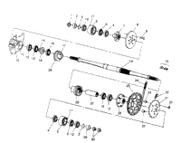 Middle Drive Assembly 6X6 400L