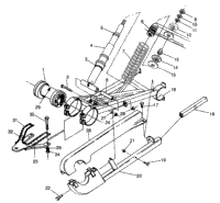 Swing Arm Weldment Magnum 6X6 W968744 & Magnum 6X6 Swedish (4936073607D002)