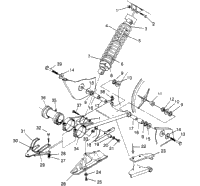 Swing Arm/Shock Mounting 4X4 300