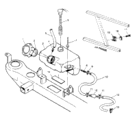 Oil Tank Assembly 6X6 400L U.S. , Swedish S958740 & Norwegian