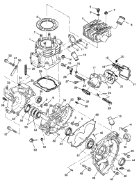 Crankcase & Cylinder Big Boss 6X6 400L