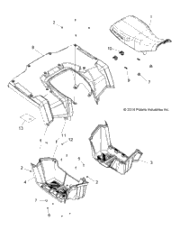 Body, Rear Cab, Seat & Footwells