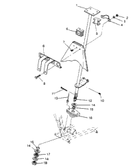 Steering Post Assembly Trail Boss