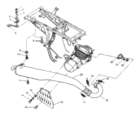 Exhaust Assembly Trail Boss