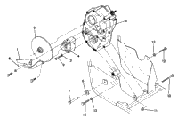 Right Hand Gearcase & Brake Mounting