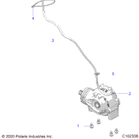 Drive Train, Gearcase Mounting, Front
