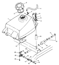 Fuel Tank Magnum 4X4 & Swedish Magnum 4X4 S968144