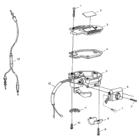 Controls Throttle Asm./Cable Xplorer 300