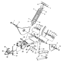 Swing Arm/Shock Mounting