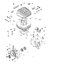 Crankcase & Cylinder Assembly