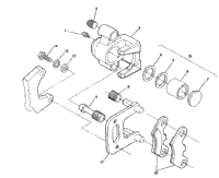 Front Brake Assembly 350 4X4 / W928139