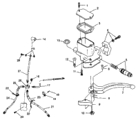 Controls Master Cylinder/Brake Line
