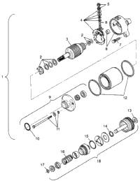 Starting Motor W98ae50a