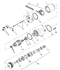 Starting Motor 4X4 350L