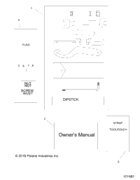 References, Tool Kit & Owners Manual