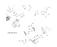 Master Cylinder, Rear & Foot Pedal