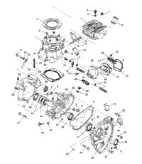 Crankcase & Cylinder 2X4 400L